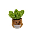Miniatyrbild 1 av 10: Mini stickad växtdocka Rolig positiv potatis D D D