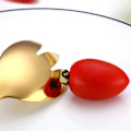 Miniatyrbillede 10 af 10: Salatske Shara-gaffel SORT SKE-SKE Black Spoon-Spoon