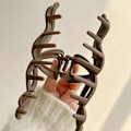 Pikkukuva 6 / 10: Wave Cross Hair Claw Geometrinen grippi COLOR 3 COLOR 3 Color 3