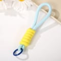 Miniatyrbillede 1 af 6: Flettet Nøglering Anti Lost Knot Rope Strap 4 4 4