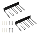 Miniatyrbild 1 av 6: 2st Boot Rack Boot Holder Hängande Boot Organizer Black 2Pcs-2Pcs