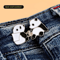 Miniatyrbillede 5 af 10: Jeansknapper No-Sying Metalknap SORT SNEGLE SNEGLE black snails-snails
