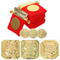 Miniatyrbillede 6 af 10: Erindringsmønt Dragon Guldmønter STYLE 5 MED BAG STYLE 5 Style 5 with Bag