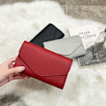Miniatyrbillede 4 af 10: Trifold Wallet Card Case SORT Black