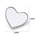 Pikkukuva 3 / 6: Sublimointityhjät nastat Tee-se-itse Button Badge Kit Sublimation Heat