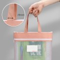 Pikkukuva 3 / 9: Läpinäkyvä Mesh File Bag Paperilaukku VAALEENVIHREÄ Light green