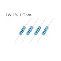 Miniatyrbillede 3 af 4: 200 stk Metalfilmmodstand 1% Tolerance 1W 1 Ohm