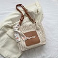 Miniatyrbillede 10 af 10: Mulepose Strandtaske BRUN Brown
