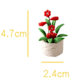 Miniatyrbilde 2 av 10: Mini potteplanter Bonsai Modell GUL yellow