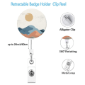 Miniatyrbillede 4 af 8: Badgeholder Sunrise Work Badge 2 2 2
