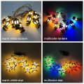 Miniatyrbillede 2 af 10: EID Mubarak Lysstreng med LED-lys MULTICOLOR MÅNE