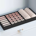 Miniatyrbillede 1 af 8: 3 stk/Sæt Opbevaringsboks Skab Organizer SORT black