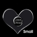 Miniatyrbillede 1 af 8: Akryl tommelfingerbogstøtte Hjerteformet bogsideholder S S