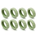 Pikkukuva 3 / 10: 8 kpl / set Matkalaukkujen pyörän kengät Matkalaukun pyörien suoja Gray 8Pcs-8Pcs