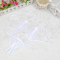 Miniatyrbild 5 av 6: Underkläder Full Set Öppen gren G-String VIT White