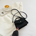 Miniatyrbillede 1 af 10: Filttaske underarmstaske SORT black