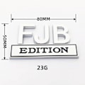 Pikkukuva 2 / 6: 3PCS FJB Edition -auton tunnustarra 3D-metalliset automerkkitarrat