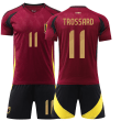 Miniatyrbild 1 av 2: UEFA Euro 2024 Belgien Hemma Barnfotbollströja Nr 11 Trossard 20