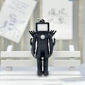 Miniatyrbilde 1 av 10: 1 stk nøkkelring ornament Skibidi toalettanheng F F