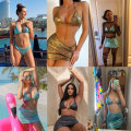 Miniatyrbild 3 av 10: Badkläder Bikini Set SILVER M Silver M
