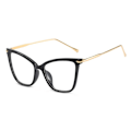 Miniatyrbillede 9 af 10: Anti-Blue Light Briller Firkantede Briller SORT LEOPARD PRINT Black Leopard print