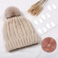 Miniatyrbilde 5 av 10: Avtakbare Pom Poms-knapper Luer Akrylknapper B-10STK B-10STK B-10pcs