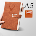 Miniatyrbillede 3 af 10: A5 Notebook Journal SORT black