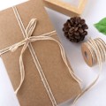 Miniatyrbillede 7 af 10: 10M/Roll Natural Jute Reb Gavepakning Webbing MULTICOLOR Multicolor