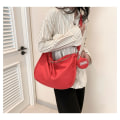 Miniatyrbillede 10 af 10: Crossbody Bag Messenger Bag RØD Red
