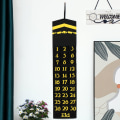 Miniatyrbillede 6 af 10: Eid Mubarak Filt Kalender SORT SORT