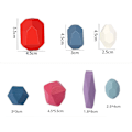 Pikkukuva 2 / 9: Rainbow-puiset kivipinoavat lohkot A-10KPL A-10KPL A-10pcs