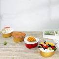 Pikkukuva 6 / 6: 100 kpl Kakkuvuoat Mini Cupcake Vuoat Molds leivontaan Red 100 Pcs-100 Pcs