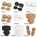 Miniatyrbilde 4 av 10: 50 STK Smykkepakkekort Displayholder Kartong 1-BRUN 1-Brown