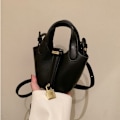 Miniatyrbillede 8 af 10: Crossbody Taske Dame Håndtaske SORT black