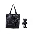 Miniatyrbillede 9 af 10: Cartoon Bear Shopping Bag Mulepose SORT black