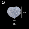 Miniatyrbillede 1 af 10: Negleform silikone stencils 2# 2# 2#