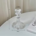 Miniatyrbillede 10 af 10: Krystal lysestage romersk lysestage C C C