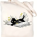 Pikkukuva 1 / 4: Canvas Tote Bag Ostoskäsilaukku Olkalaukku
