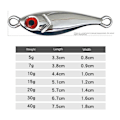 Pikkukuva 2 / 7: Kalastusuistin metalli Jig Viehe SILVER 40G 40G silver 40g-40g