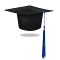 Miniatyrbillede 7 af 10: Graduation Hat Mortarboard Cap 3 3 3