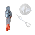 Miniatyrbild 1 av 6: Simulation Diver Floating Diver Nedsänkt Dekoration SVART black