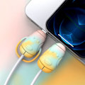 Miniatyrbild 3 av 10: Kabelskydd Laddare Kabel Cover BLÅT TYP TILL Blue TypeC to TypeC-TypeC to TypeC
