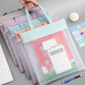 Pikkukuva 6 / 9: Läpinäkyvä Mesh File Bag Paperilaukku VAALEENVIHREÄ Light green