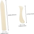 Miniatyrbillede 2 af 6: Bone Folder Tool Plast Bone Folder Paper Crafts