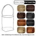 Miniatyrbild 10 av 10: Bucket Bag Insert Bag Linner Bag COFFEE A A coffee A-A
