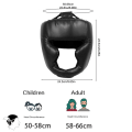 Miniatyrbild 2 av 9: Boxningshjälm Taekwondo Head Guard VUXNA SVART VUXNA SVART Adults Black