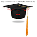 Pikkukuva 2 / 10: Graduation Hat Mortarboard Cap 2 2 2