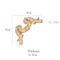 Pikkukuva 4 / 10: Puusta veistetyt käsityöt Puiset hahmot käsityöt 7X10X1.1CM 7x10x1.1cm