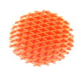 Orm Stor Fidget Leke 3D-Printet Elastisk Mesh RØD red