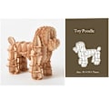 Miniatyrbillede 1 af 10: Træpuslespilsmodel LEGETØJSPUDLE LEGETØJSPUDLE Toy Poodle